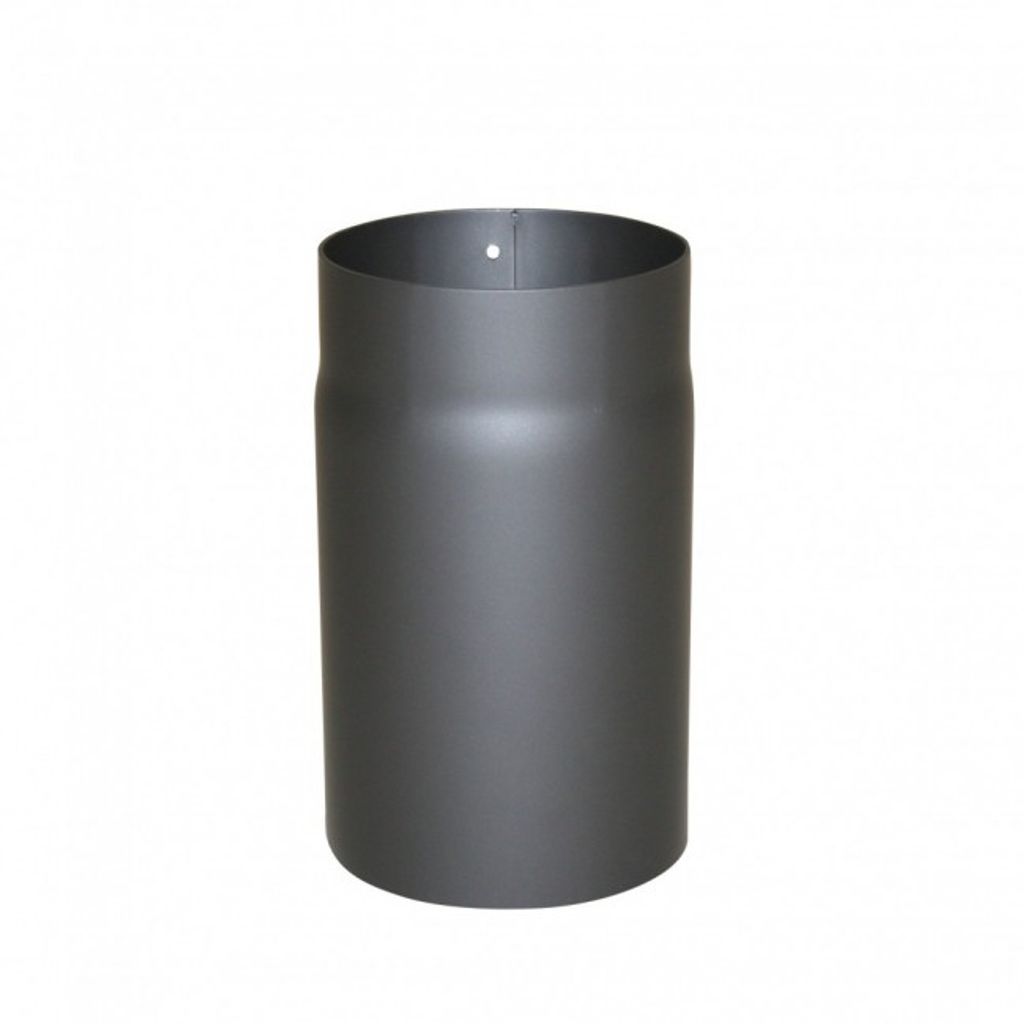 Ofenrohr 2mm Ø120mmx250mm Rauchrohr Senotherm hitzebeständig lackiert gussgrau