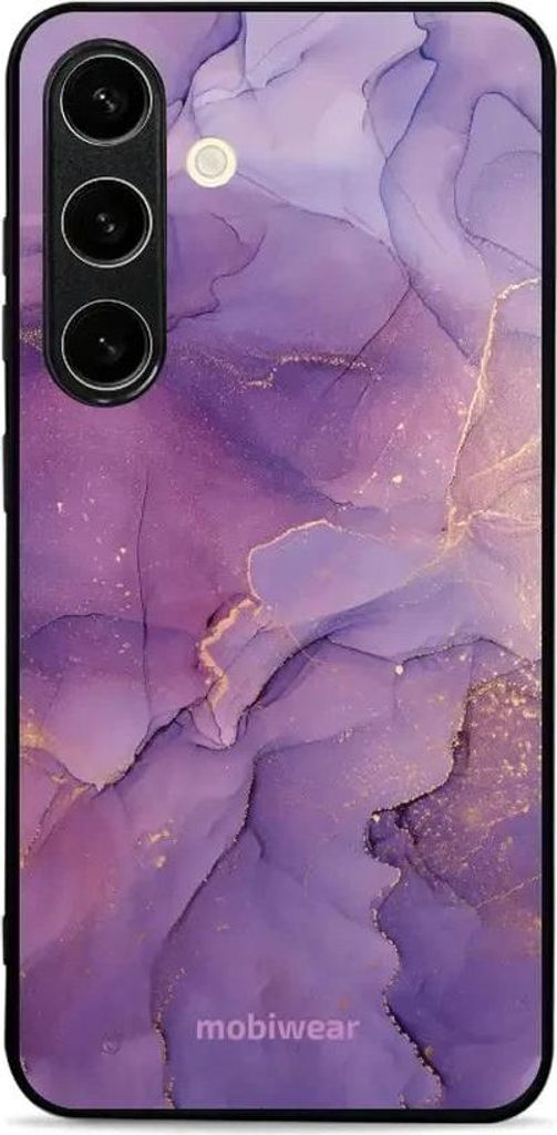 Handyhülle für Galaxy S24, Mobiwear Glossy Case, Violett
