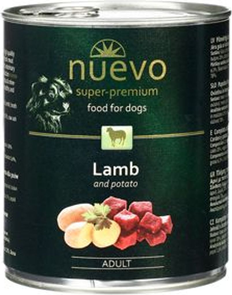 Nuevo Dog Adult Lamb & Potato 6 x 800g - konzerva pre psov Obrázok produktu