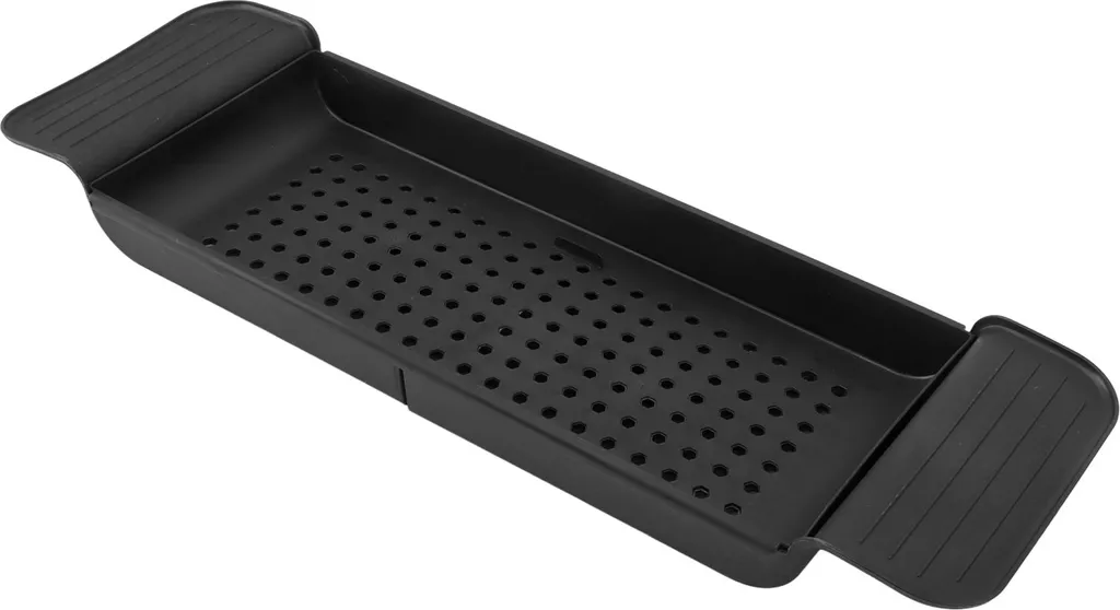 Étagère de baignoire antidérapante et rétractable en polymère durable