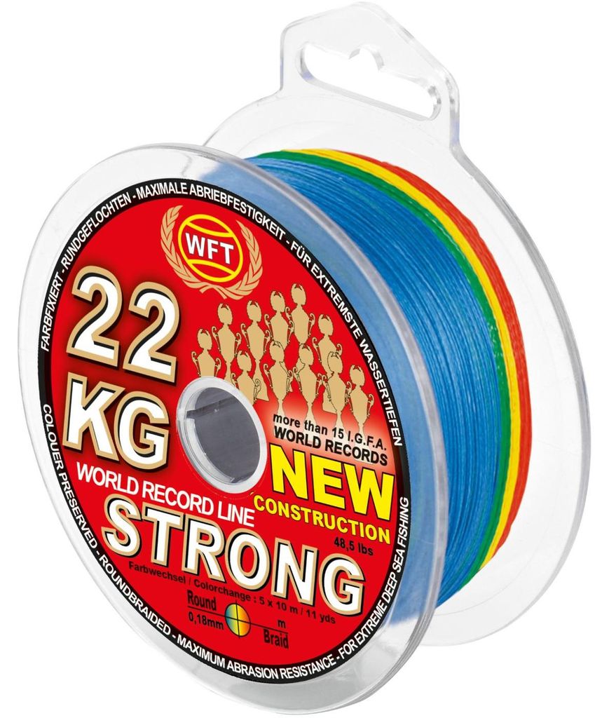 WFT Exact Sea King 550 22kg 0,18mm Multicolor - 420m Produktbild 