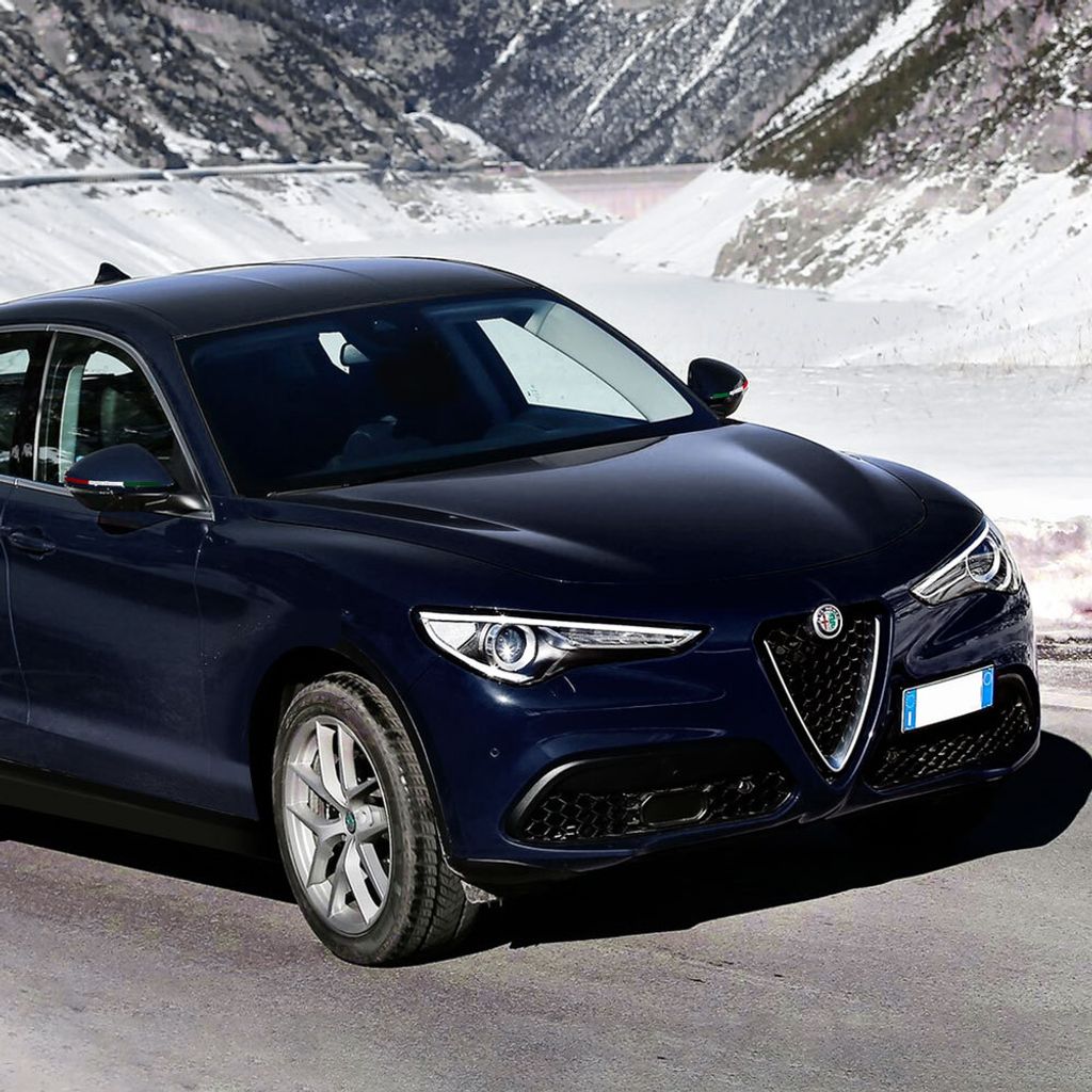 Stripes Klebestreifen Trikolore Italia Alfa Romeo für Spiegel Stelvio