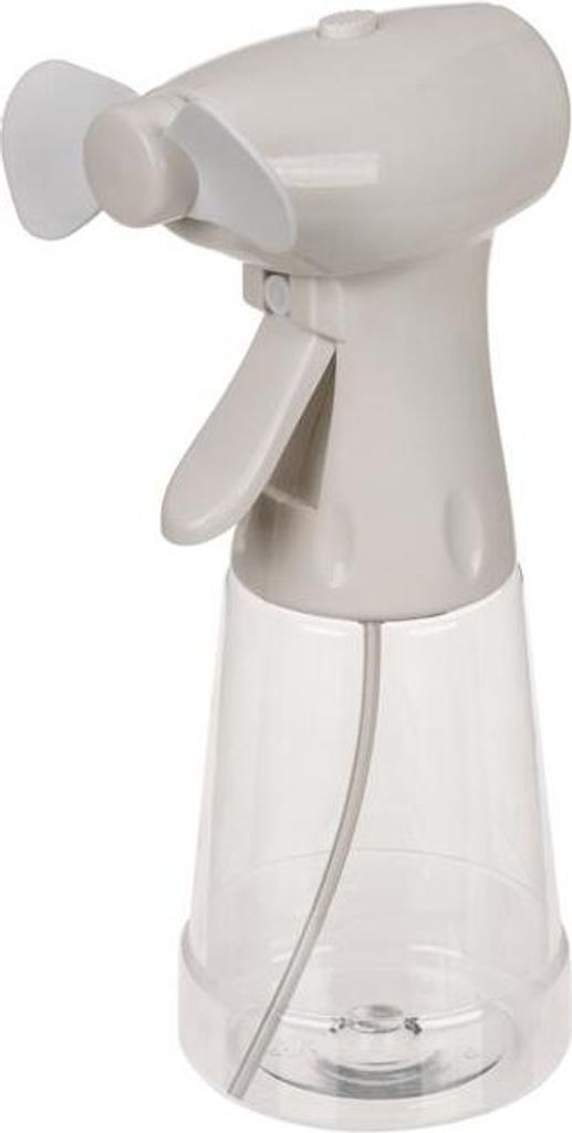 Ventilator mit Sprühflasche 22 cm Weiß Produktbild 