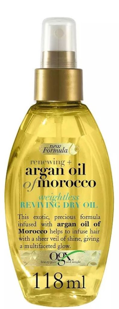 OGX Haaröl – Arganöl aus Marokko – Leichtes Trocken-Spray 118 ml