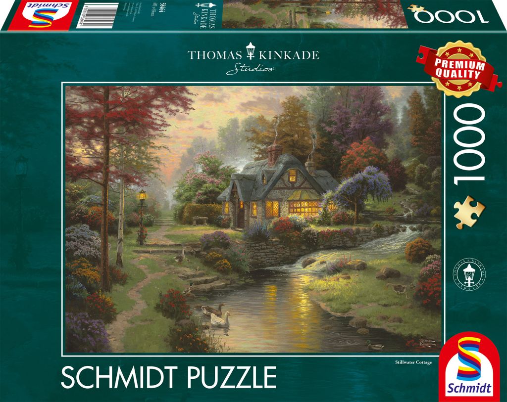 Thomas Kinkade, Friedliche Abendstimmung, 1.000 Teile Produktbild 