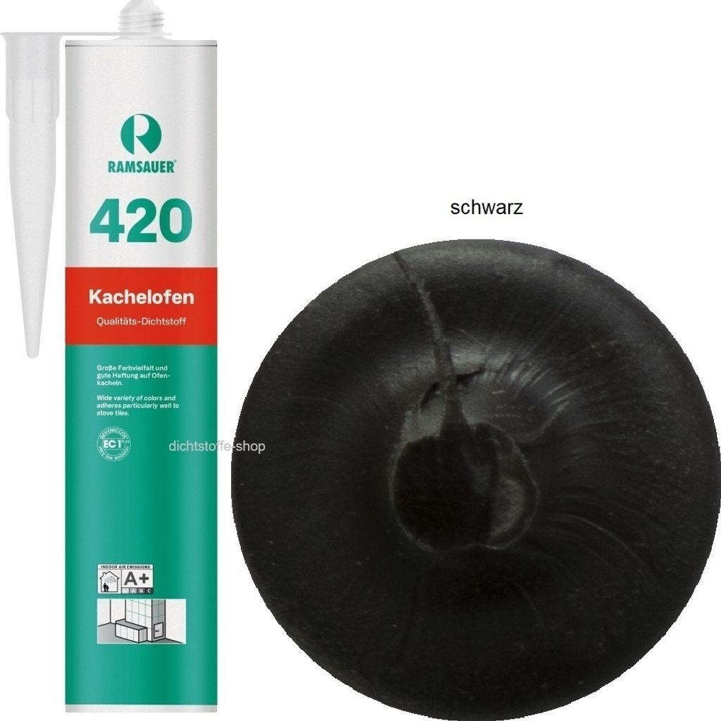 Ramsauer 420 Kachelofen 1K Acryl Dichtstoff 310ml Kartusche Produktbild 