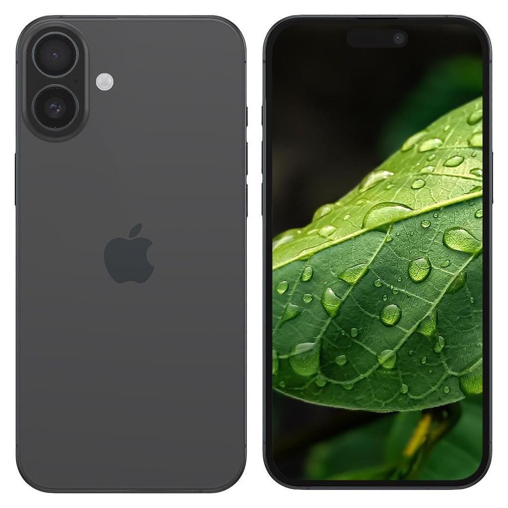 A collage showing the front and back of a smartphone.