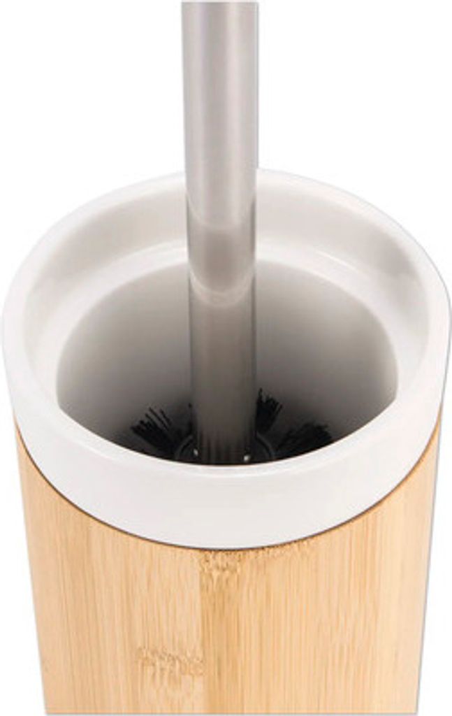 form&style WC-Bürstengarnitur Curetta Keramik mit Bambus