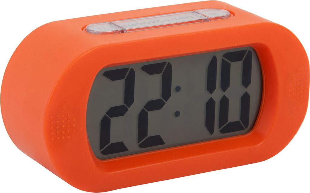 Karlsson - Wecker Gummy - Leuchtendes Orange