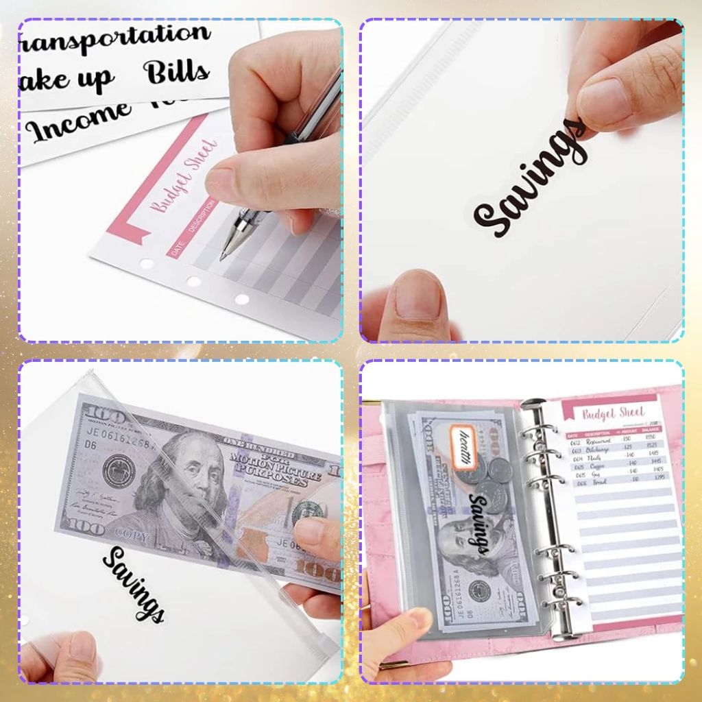 Organizér notebook plánovač rozpočtu sada finančních Obrázek produktu 6