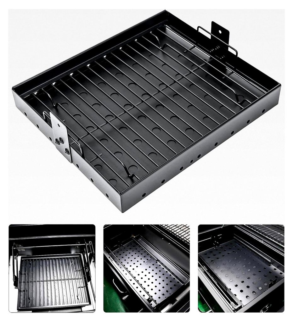 Verstellbare Holzkohleschale 38-71 cm für verschiedene Holzkohlegrills