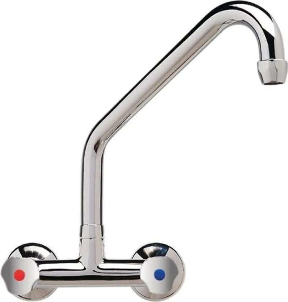 Robinet mural Duobloc modèle 25 diamètre 25 mm longueur 250 mm chrome