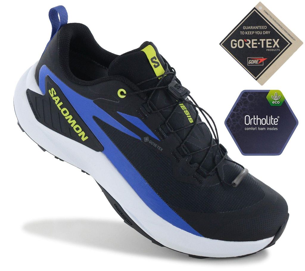Salomon Genesis GTX - GORE-TEX - Herren Trail-Running Schuhe Laufschuhe Gelände 492214 , EU 48 UK 12.5
