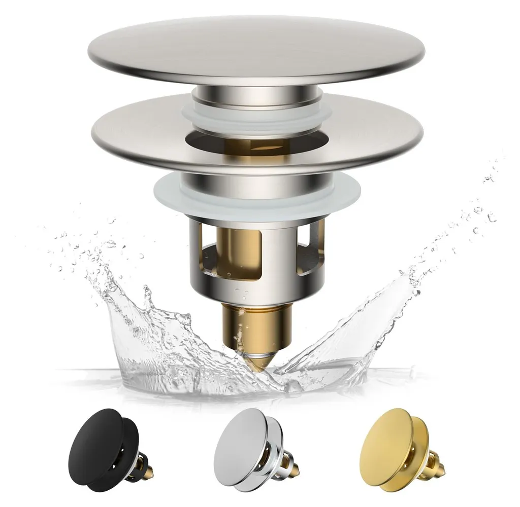 Bouchon de vidage universel pour lavabo, rénovation salle de bain rapide