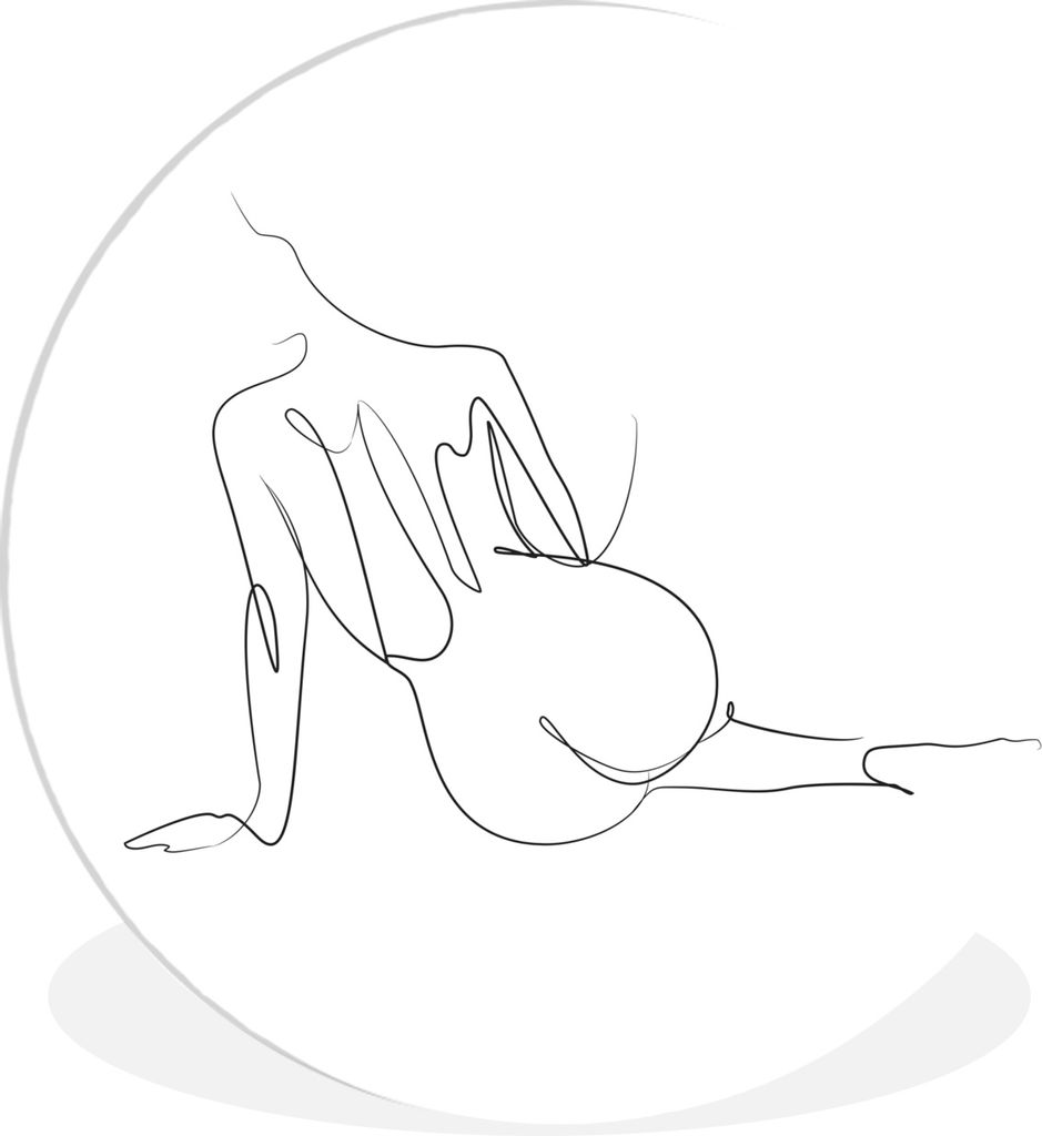 MuchoWow - Wand Kreis - Das Schlafzimmer - Die Bilder - Wandmalerei - Kunst für das Haus - das Plastik