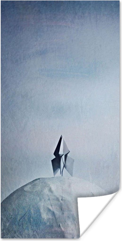MuchoWow Poster Illustration - Kinder - Rakete - Papier 40x80 cm - Dekoration