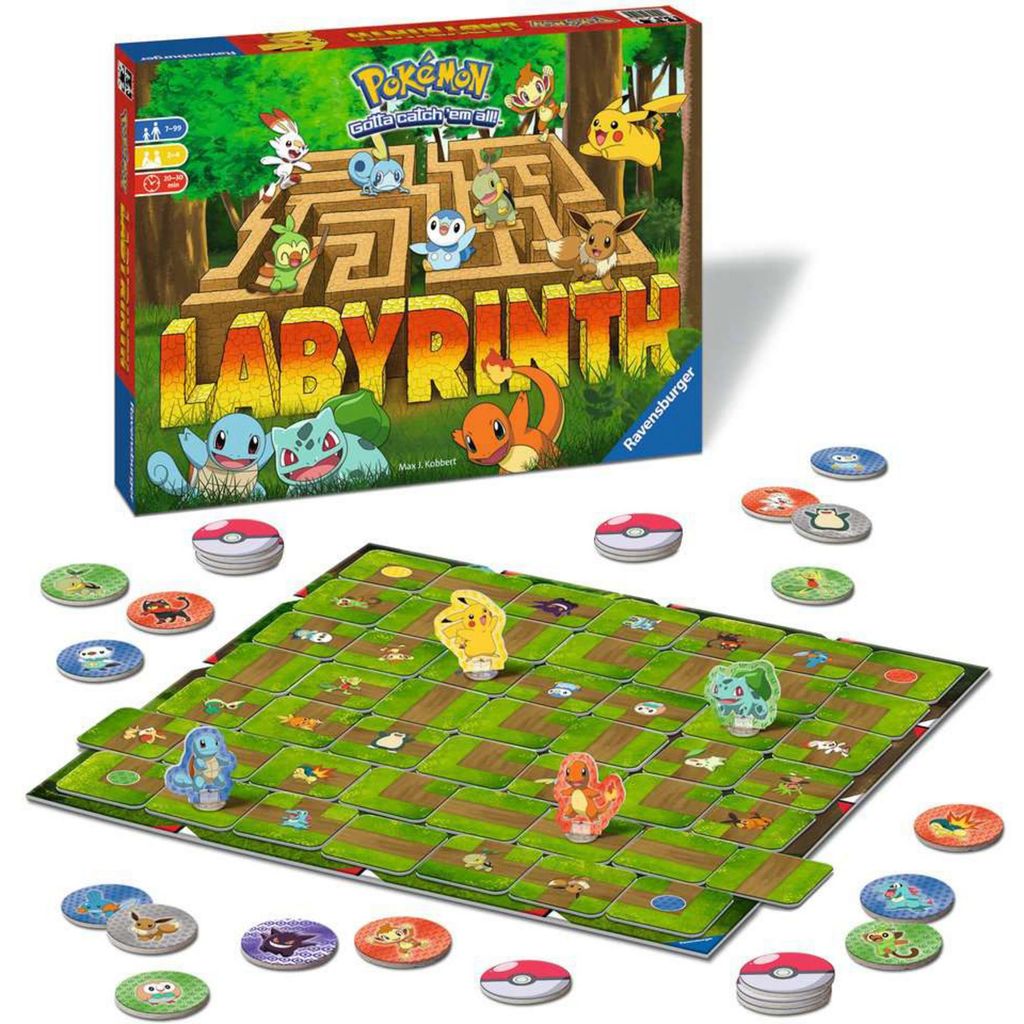 Ravensburger 26949 - Pokémon Labyrinth - Familienspiel für Produktbild 