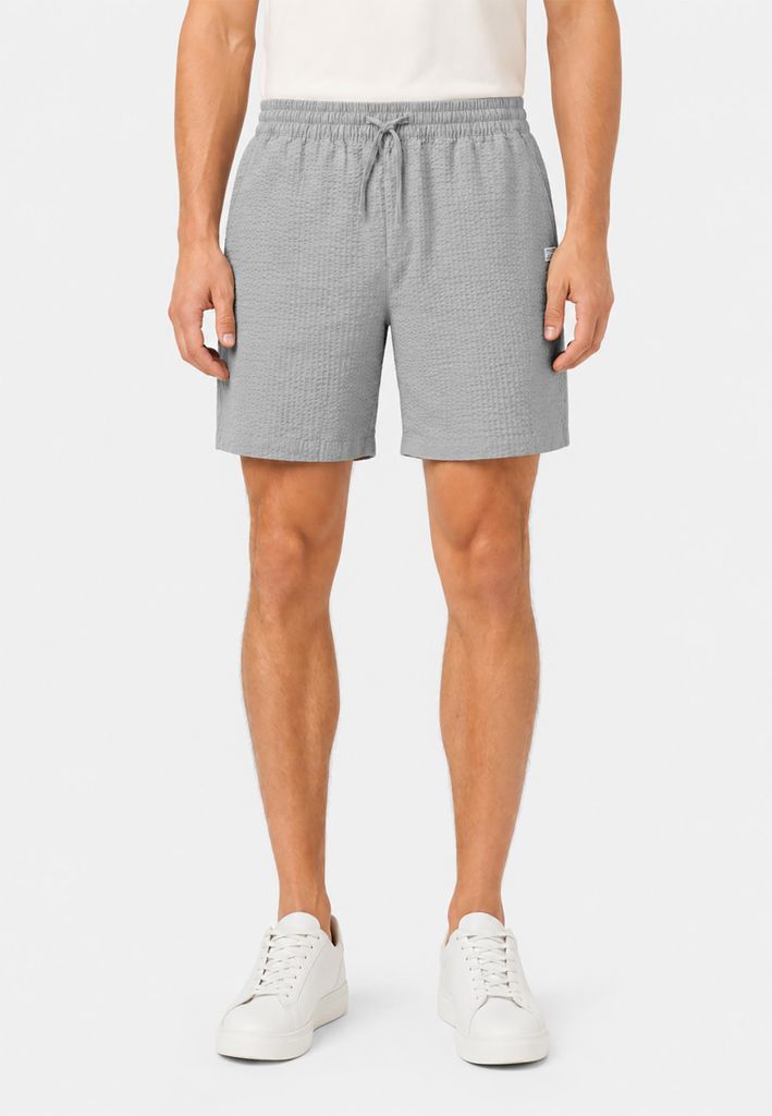 Sublevel Einfarbige Shorts Eingrifftaschen Elastischer Bund Größe: S