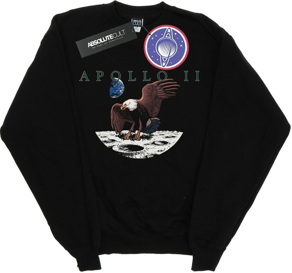 NASA - "Apollo 11" Sweatshirt für Herren BI48220 (L) (Schwarz)