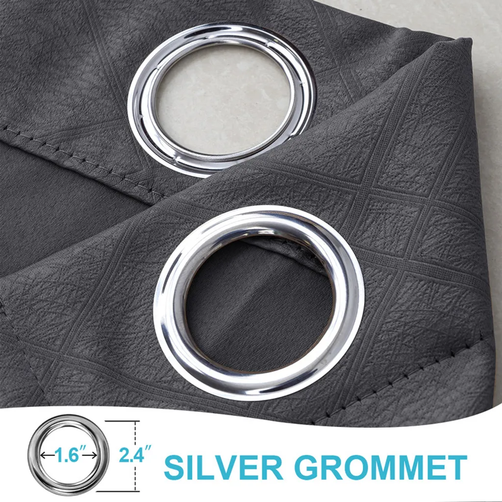 Rideau d'Extérieur Coupe-vent pour Balcon et Terrasse Imperméable Gris