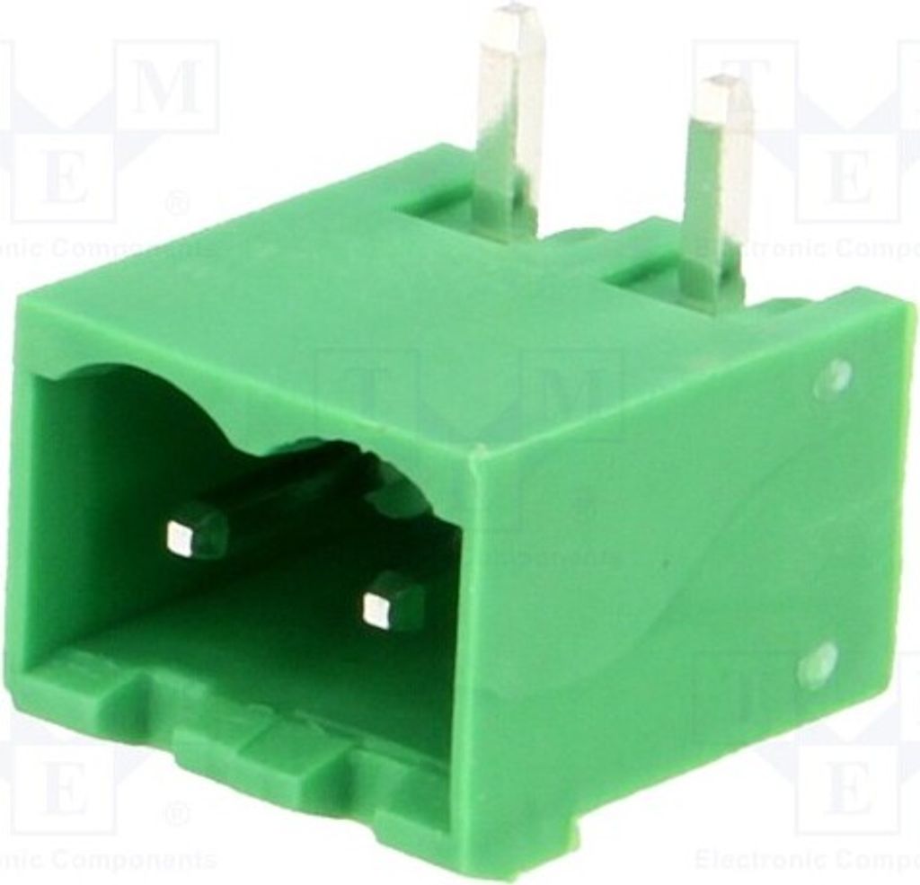 25x Klemmleiste abschaltbar Wege: 2 Buchse 5mm gewinkelt männlich EBQA-02-C-C Trennba