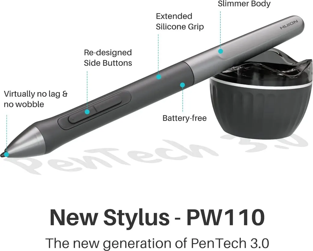 Dessinez partout avec la tablette graphique HUION H641P compacte et légère - 9