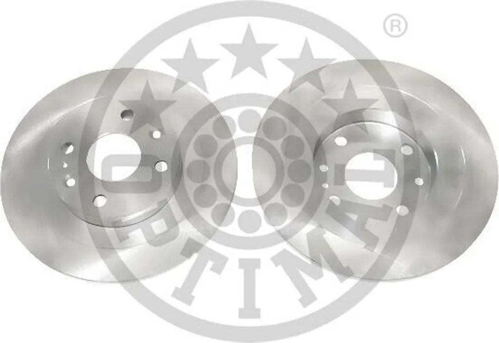 Paire de disques de frein arrière 251mm OPTIMAL pour MAZDA MX5 I II