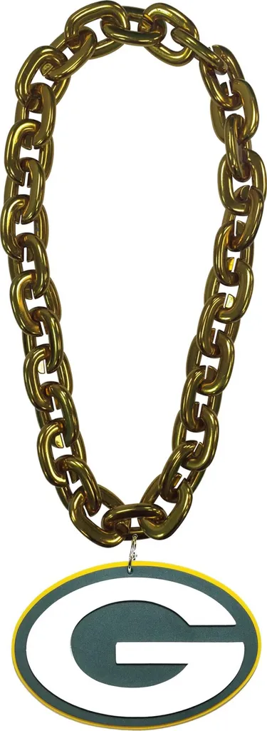 FanFave NFL Green Bay Packers XXL 3D Chain - Qualità Premium