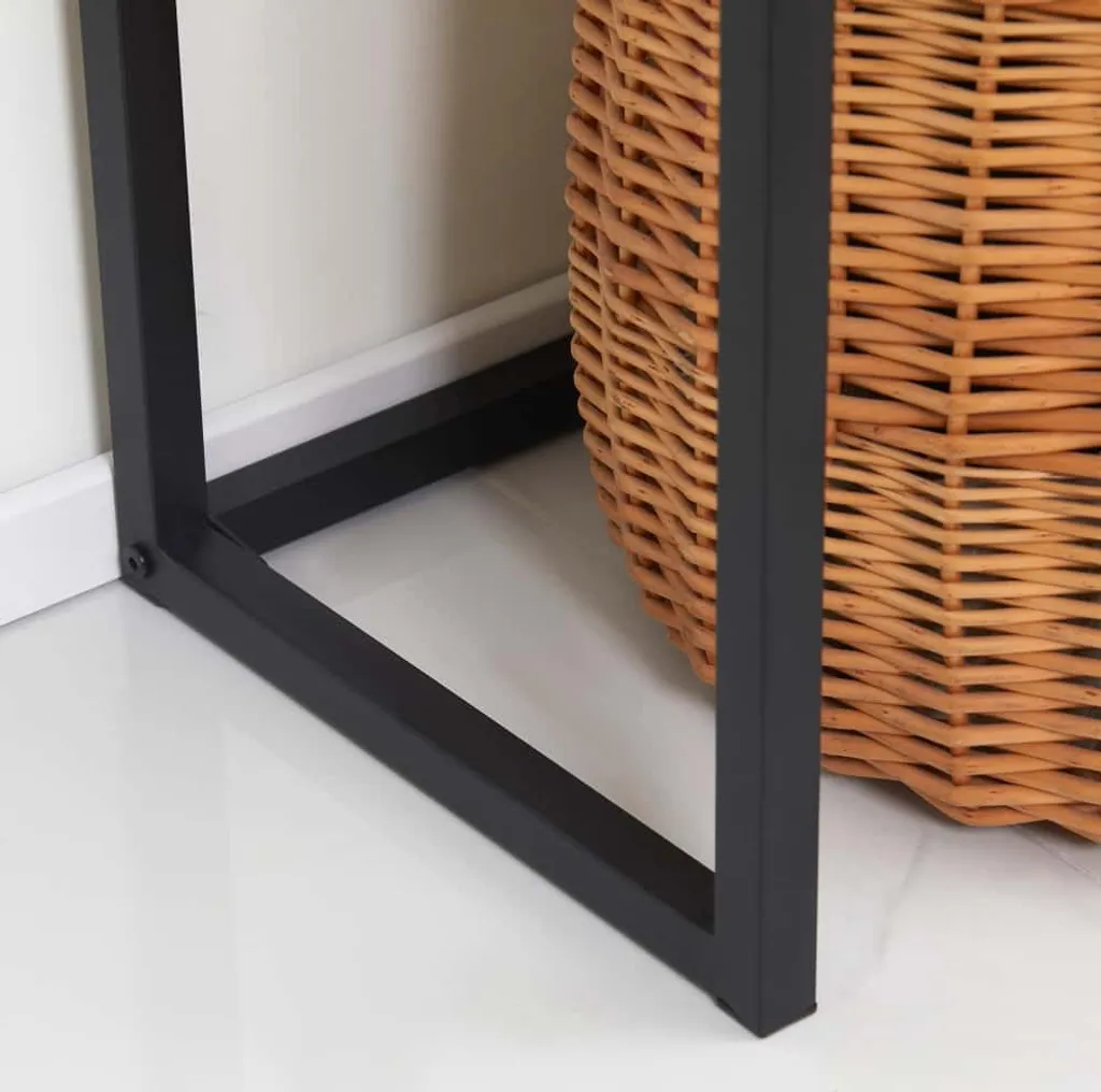 Table d'appoint AIORBER marron avec tiroir pour salon chic 80x30x76cm - 5