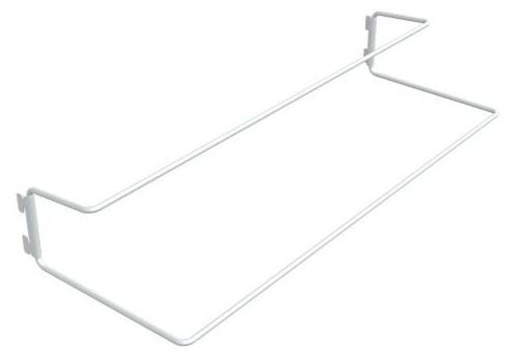 INTEGRI Weiss Schuhhalter Wandmontage 573x194mm Garderobensystem Schuhregal Stahl