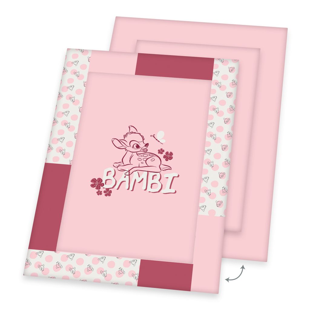 "Bambi ( Disney )" Krabbeldecke, Obermaterial: 100% Baumwolle / Füllung: 100% Polyester, 100x135 cm