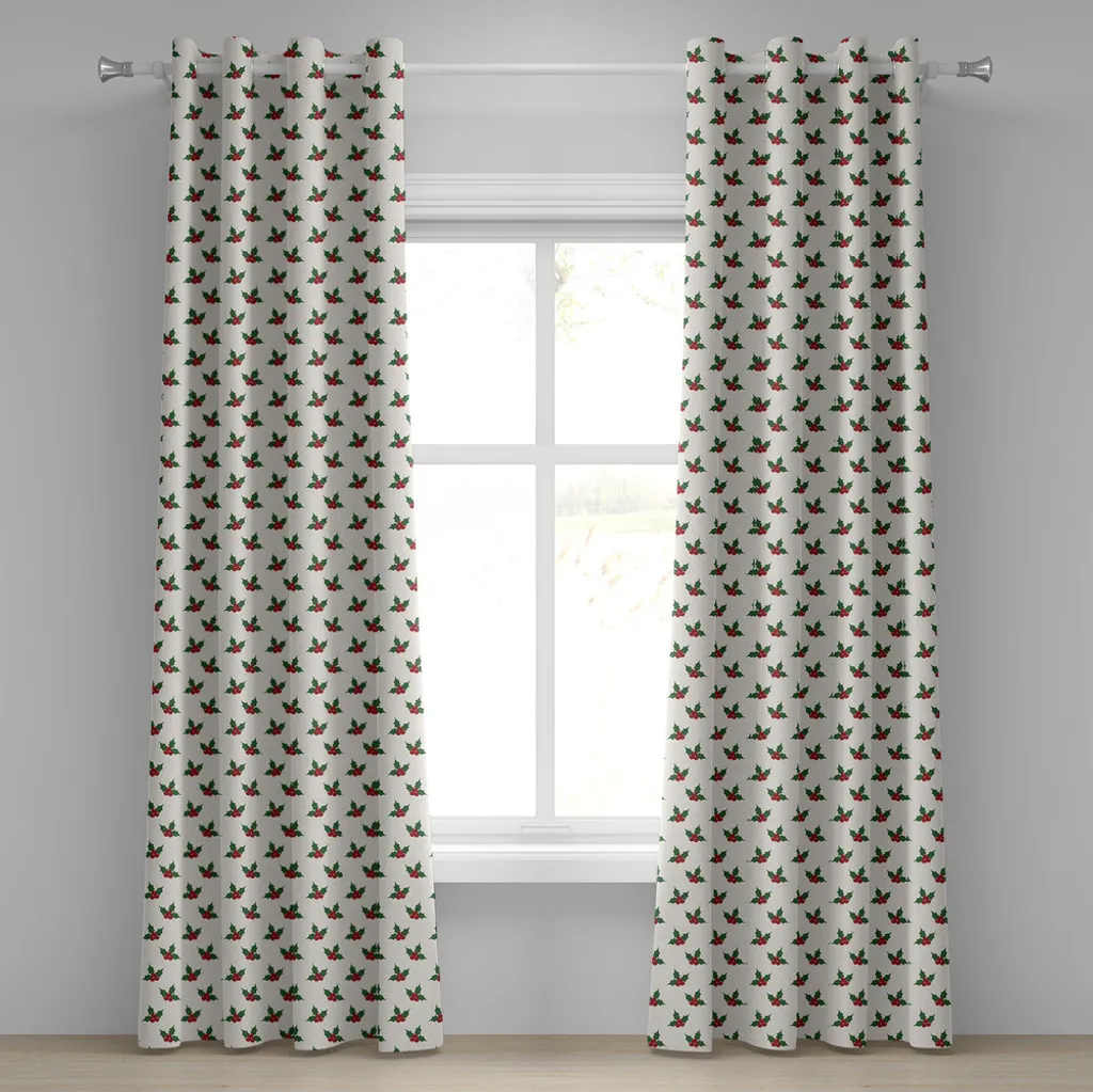 Tende Decorative ABAKUHAUS Natale 280x245 | Stile Shabby Chic Vischio