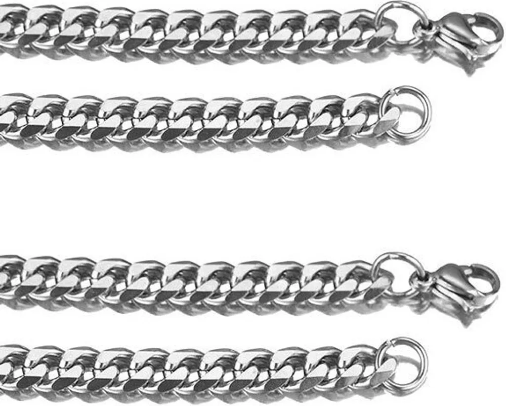 Collana Cubana Acciaio 5mm Indistruttibile | INF Catena Sport NK