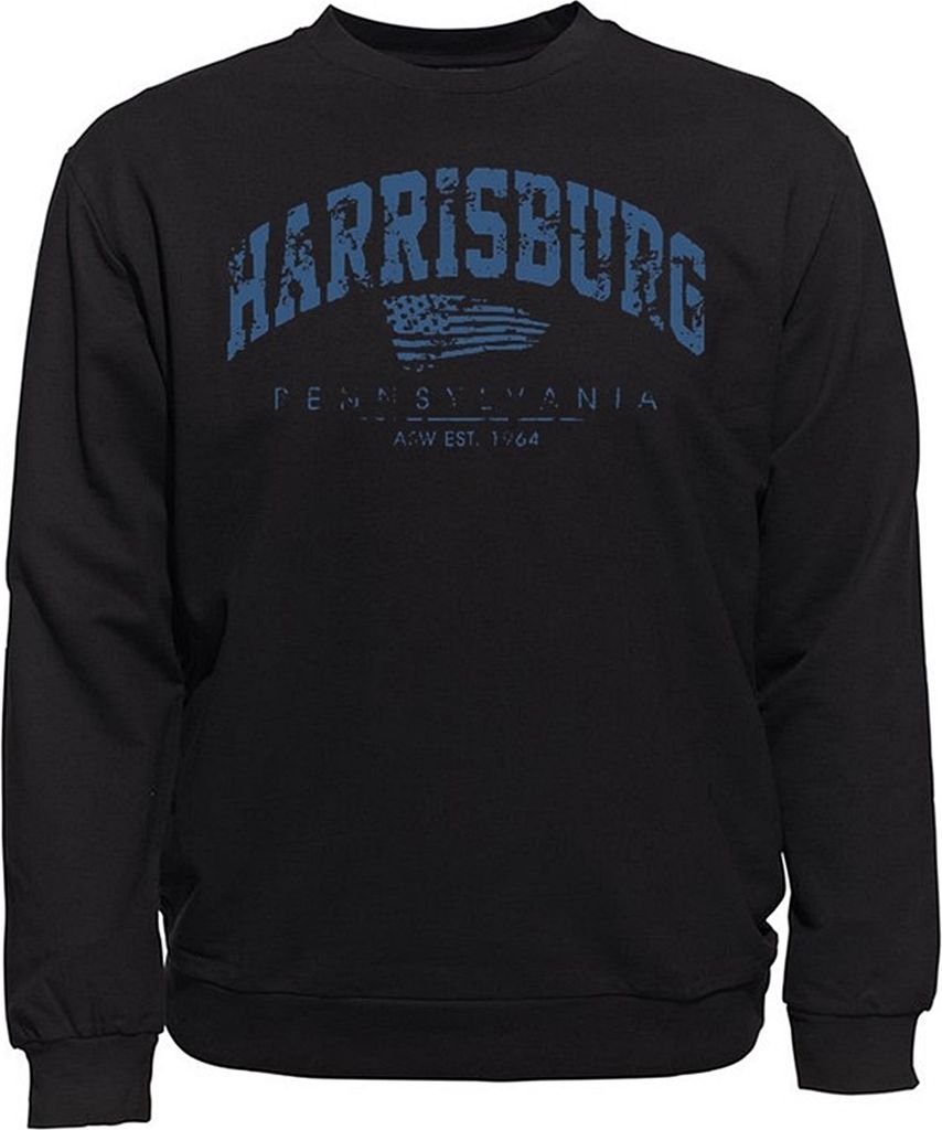 Übergrößen Sweatshirt AHORN SPORTSWEAR Harrisburg blau Produktbild 