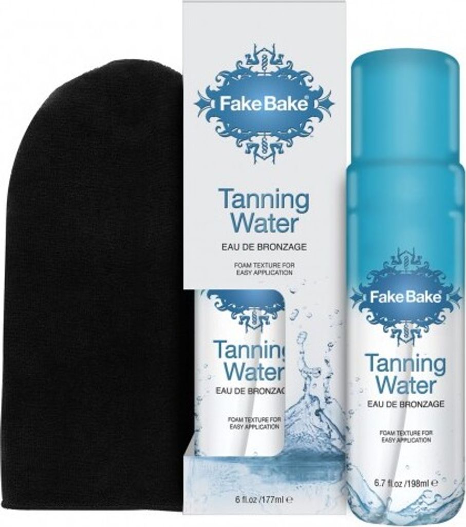FAKE BAKE Tanning Water Selbstbräunungslotion 198ml + Handschuh