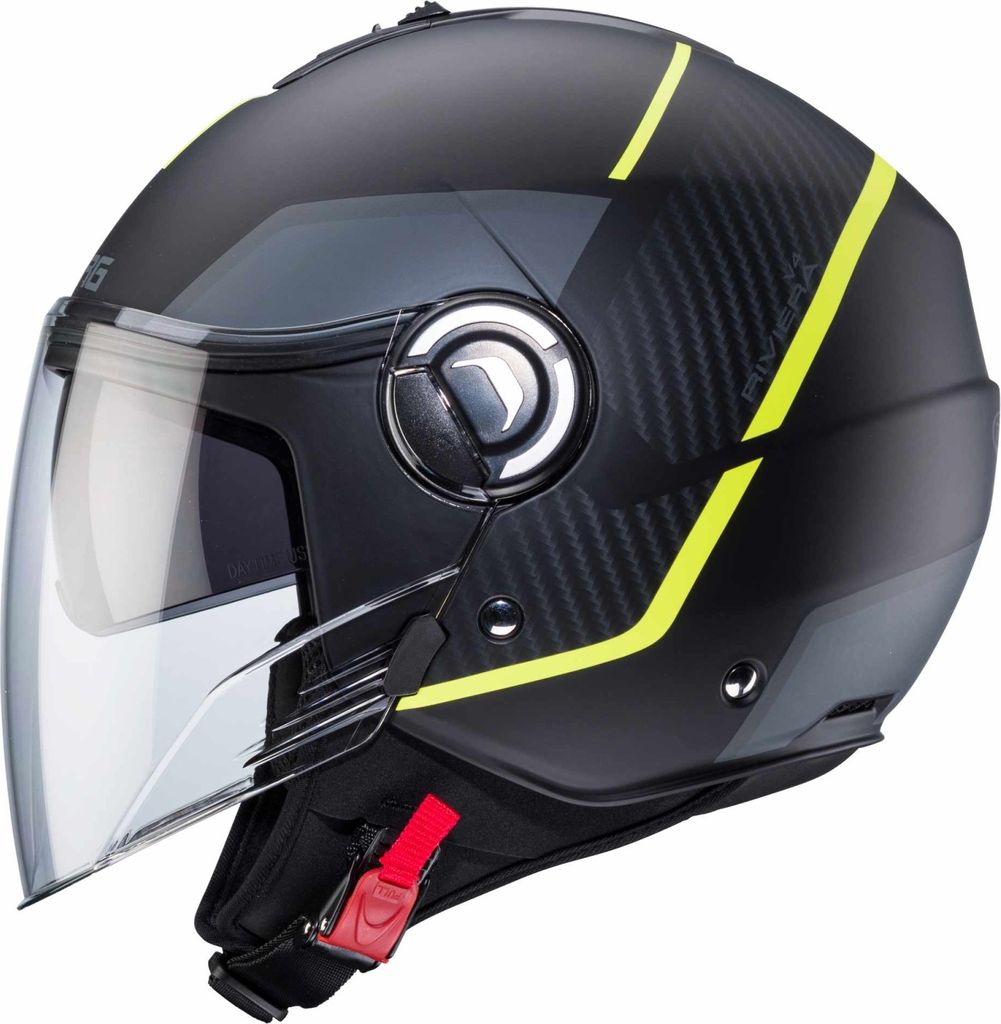 Caberg Riviera V4 X Geo Italia matt Jethelm : matt-schwarz-anthrazit-neongelb 2XL (63/64)