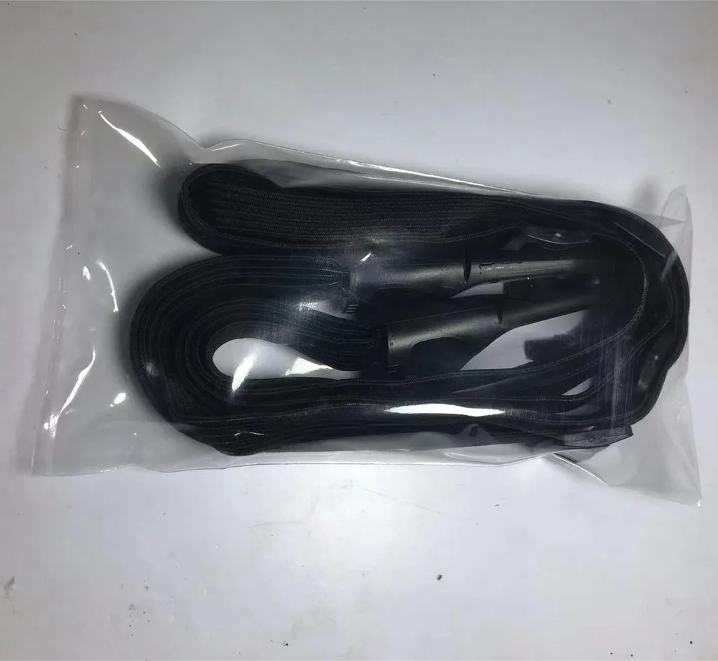 Cinghia Retrattile Casco Moto - Accessorio Nero 90cm Premium