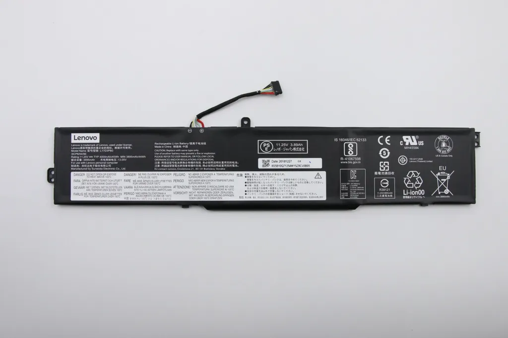 Batterie interne pour ordinateur portable Lenovo IdeaPad 3 cellules 45Wh