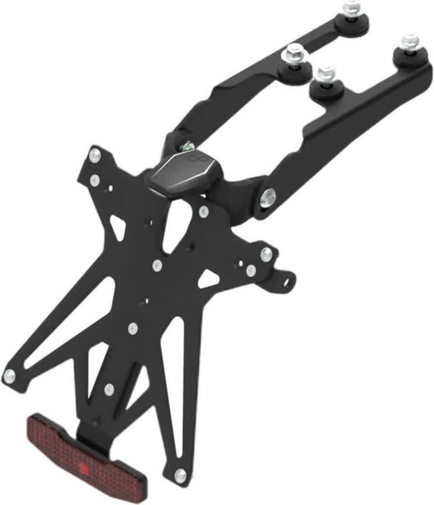 Lightech B1 Verstellbarer Kennzeichenhalter-Satz mit Licht und Reflektor