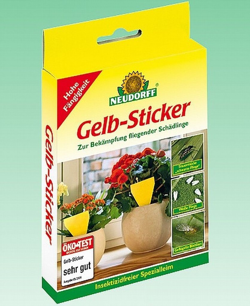Neudorff Gelb-Sticker 10 Stück Produktbild 15