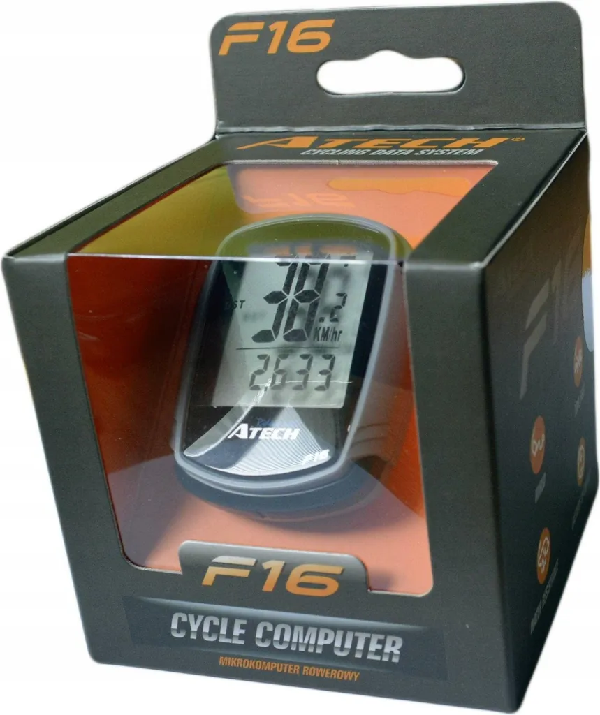 Ordinateur de vélo Atech étanche doté de 16 fonctions de suivi - 4