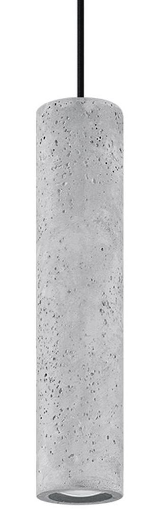 Lampa wisząca LUVO czarno-szara 1xGU10x40W beton Zdjęcie produktu 