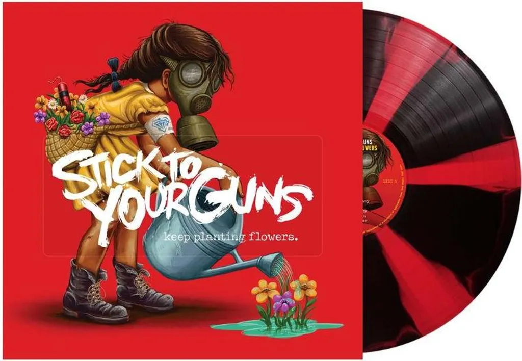 Vinyle Rouge et Noir Stick To Your Guns Keep Planting Flowers Limité