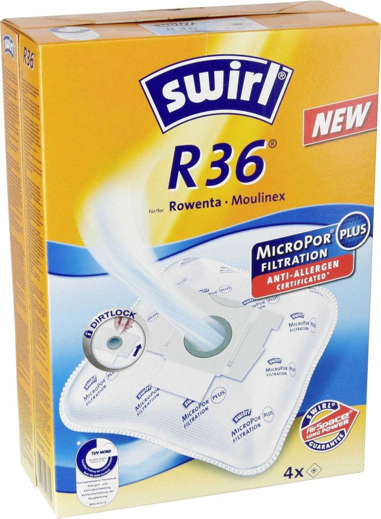 Sacchetti Swirl R 36 MicroPor Plus per aspirapolvere Immagine del prodotto 
