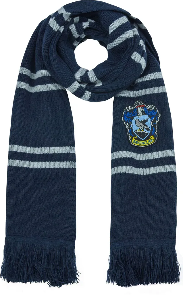 Grande écharpe de sorcier Ravenclaw Harry Potter en maille 250 cm
