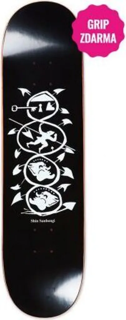 Planche de Skate Polar Shin Sanbongi Le Spir Noir 8.25 Pouces Pro