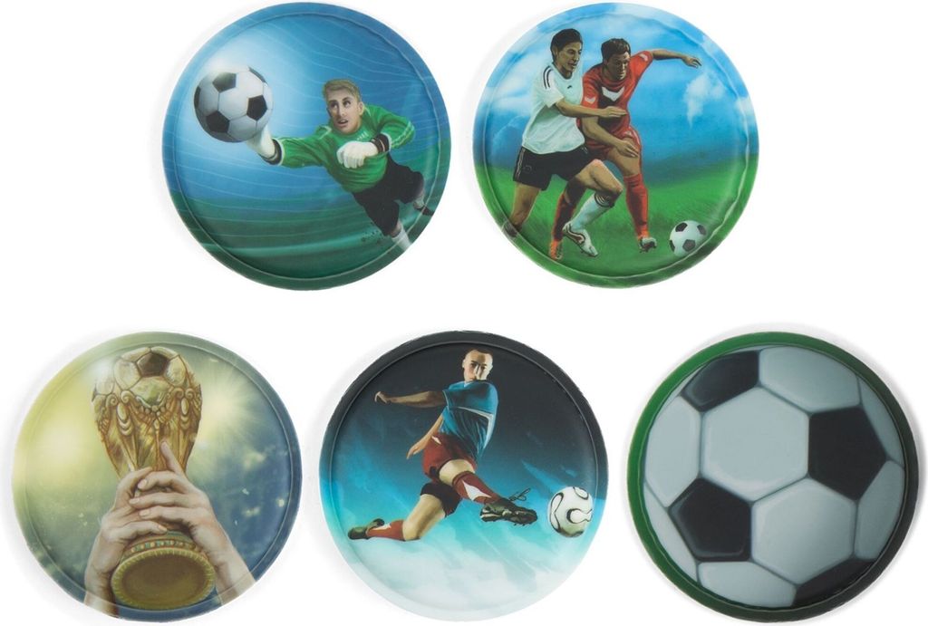 Ergobag Kletties fotbal 5dílný, motivy na suchý zip, Obrázek produktu 