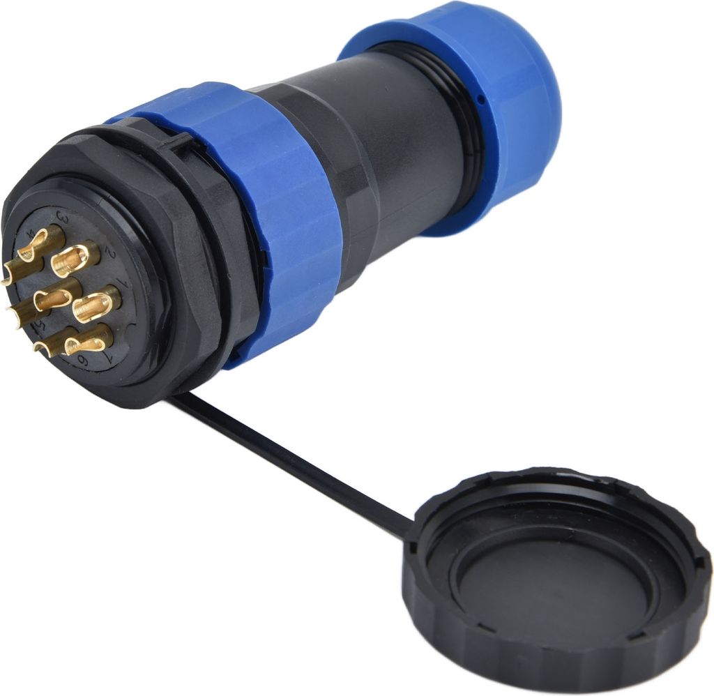 Luftfahrt Stecker Buchse IP68 Wasserdicht SP28 Back Nut Schweißen Stecker und Buchse Stromanschluss 380V 25A8 Pin