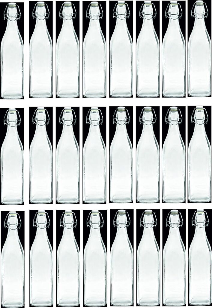 24 x 0,5 L Flasche mit Bügelverschluss Milchflasche Produktbild 
