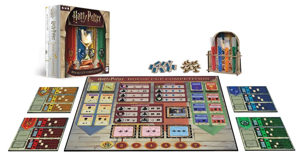 Jeu Harry Potter House Cup Competition avec Sabliers de Score Intégrés
